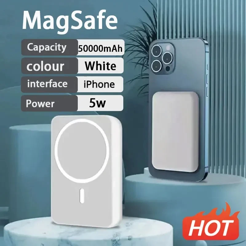 Portable External Magnetic Wireless Power Bank