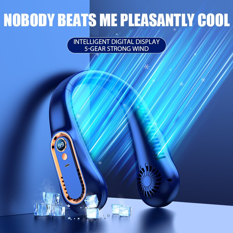 Portable Bladeless Hanging Neck Fan